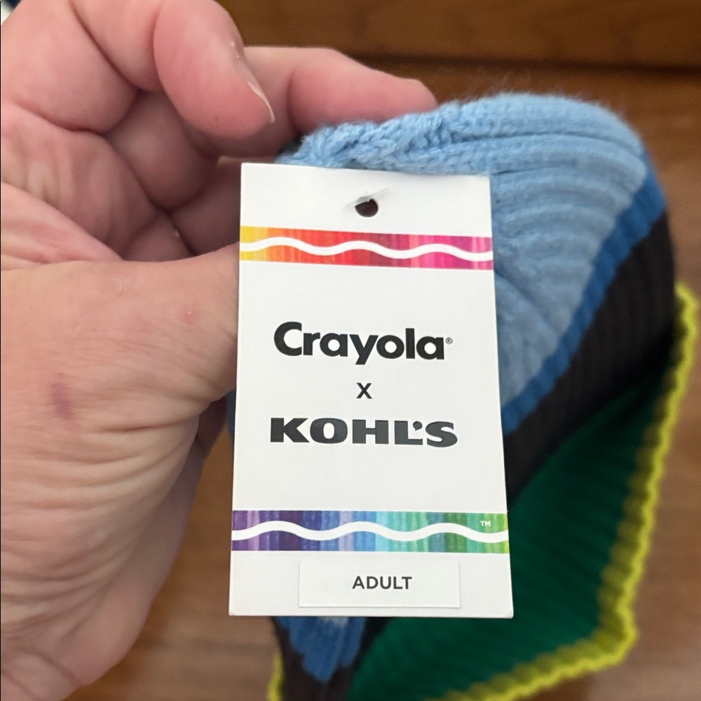 Crayola x Kohl's Vibrant Striped Beanie - Picture 2 of 9